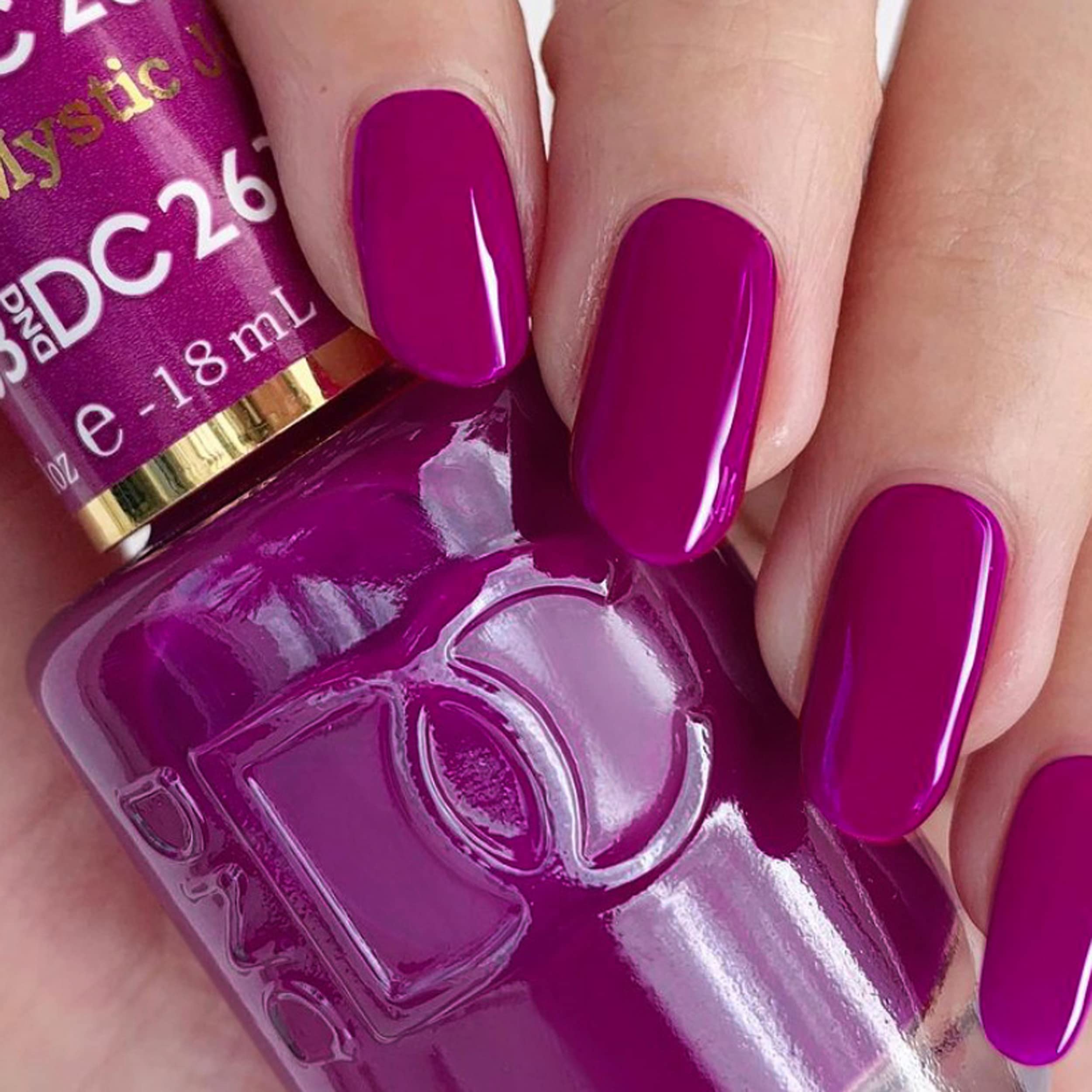 D・Cosmetics Amazon.com: DND DC Gel Polish Set, Purple Collection, UV/LED Gel